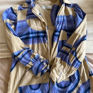 Patterned Button Down Shirt